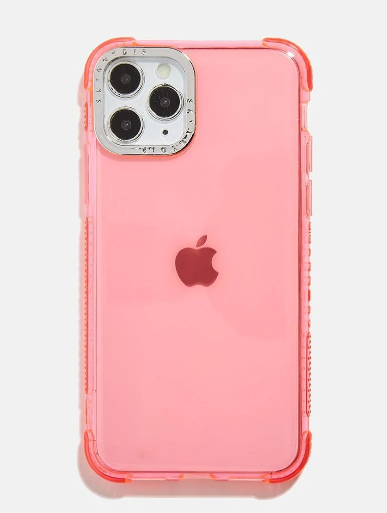 Colourpop Pink Recycled Shock iPhone Case Clean Texture Durable Material
