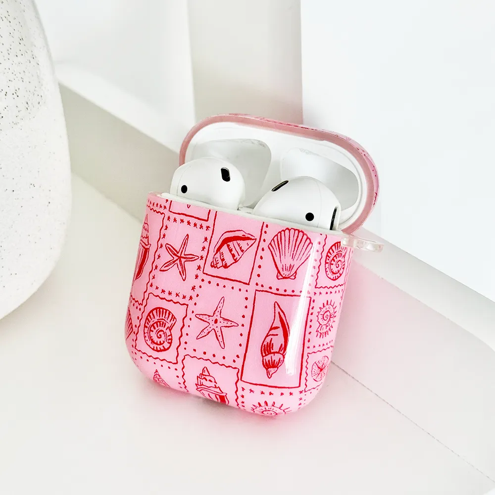 Airpods Case - Seashell Riviera Universal Charging Bag