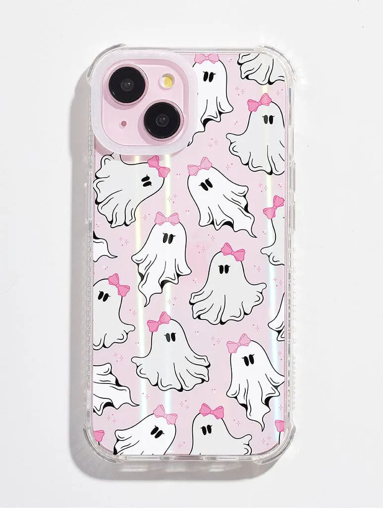 Ghost Bow Shock iPhone Case Luxury Appeal