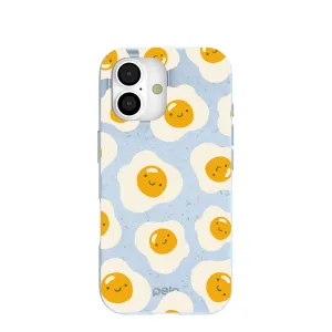 Powder Blue Sunny Side Up iPhone 17 Case Light Design