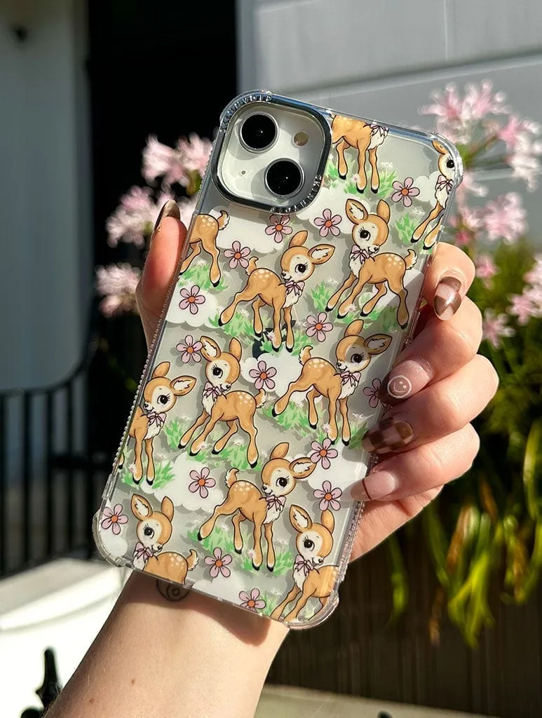 Smooth Shape Slim Fitment Baby Deer Shock iPhone Case