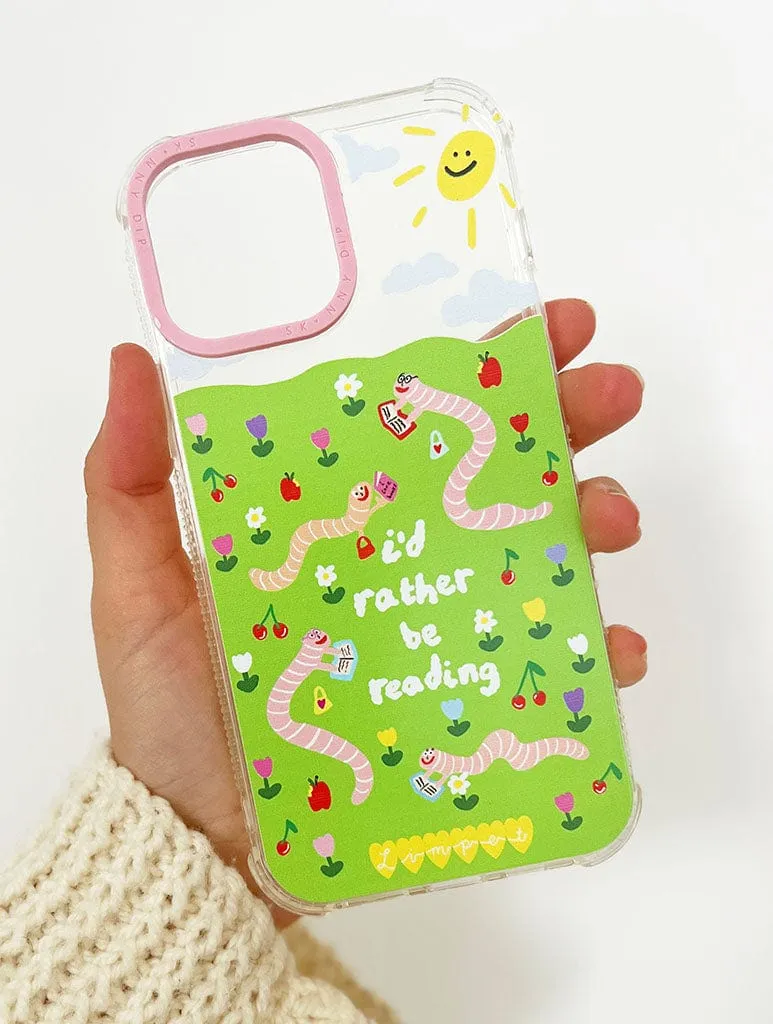 Lightweight Frame Limpet x Skinnydip Book Worm Shock iPhone Case