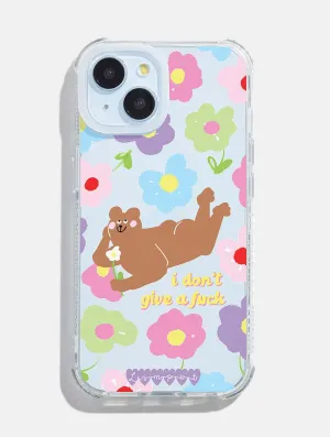 Limpet x Skinnydip I Don't Give a Fuck Shock iPhone Case Soft Protection Layer Premium Texture Layer