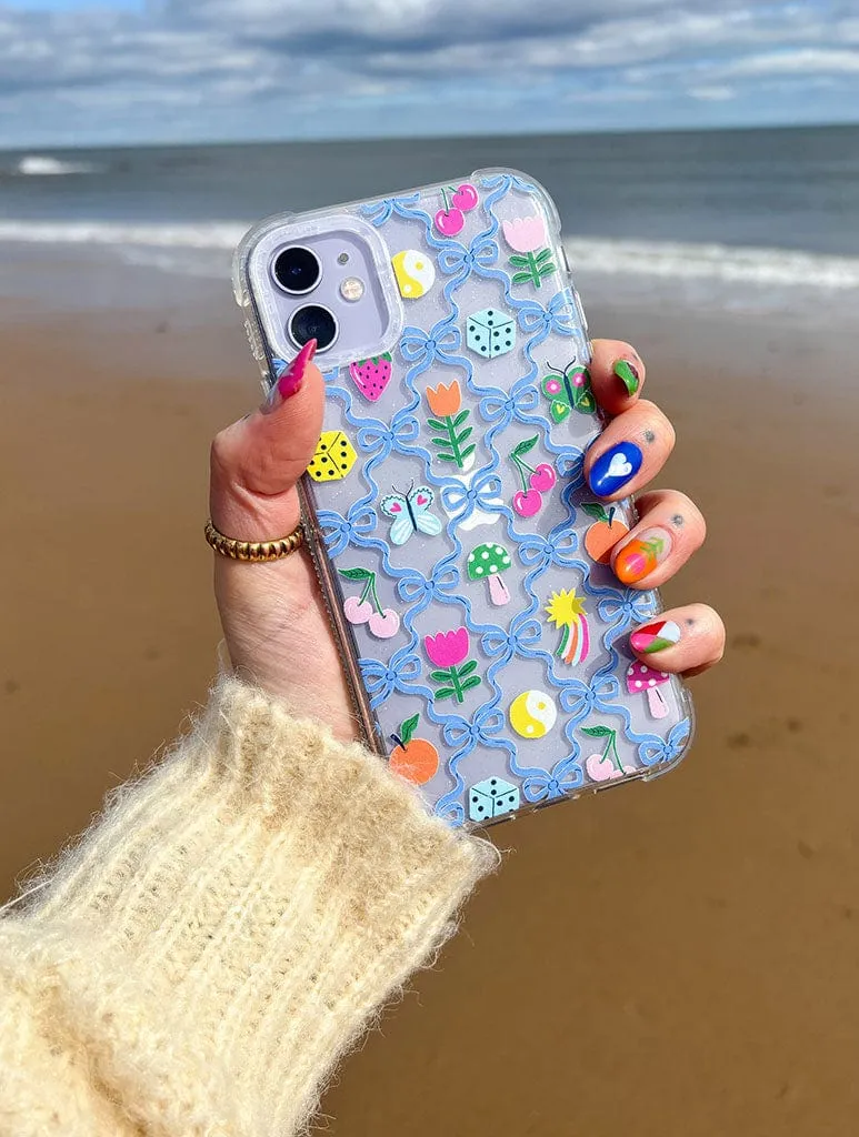 Lisa Barlow x Skinnydip Bow Icons Shock iPhone Case dust protection Hybrid Texture Layer