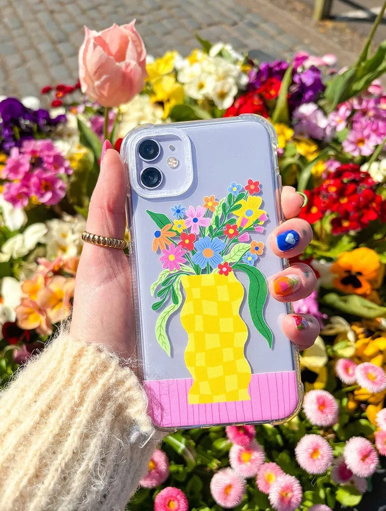 Modern Pattern Layer Lisa Barlow x Skinnydip Spring Flowers Shock iPhone Case