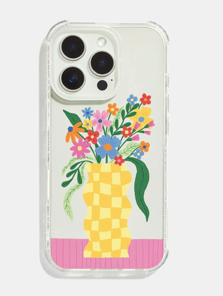 Simple Look Lisa Barlow x Skinnydip Spring Flowers Shock iPhone Case