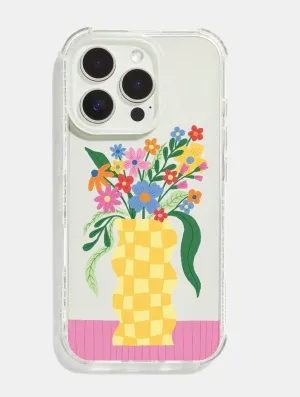 Lisa Barlow x Skinnydip Spring Flowers Shock iPhone Case Luxury Shine Rugged Finish