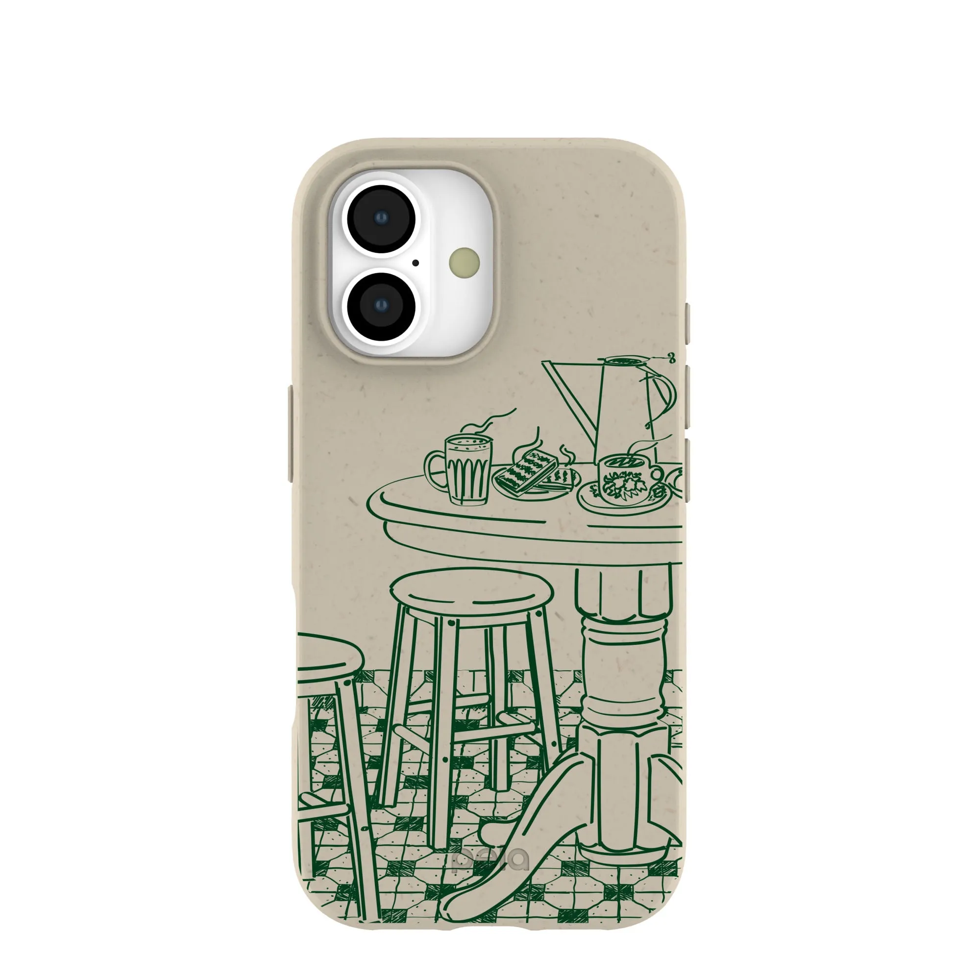 London Fog Brunch iPhone 17 Case Compact Design