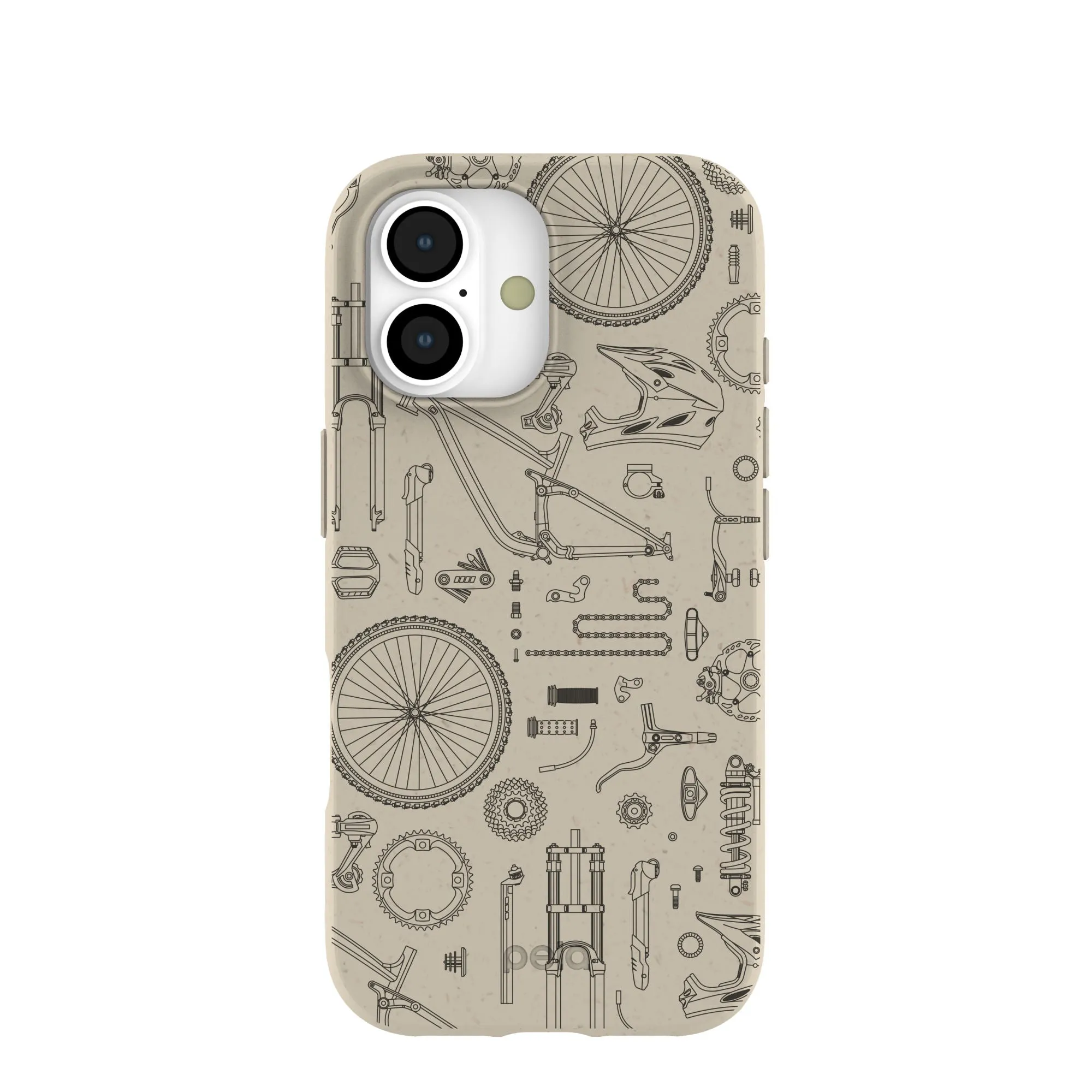 Glossy Pattern London Fog Changing Gears iPhone 17 Case