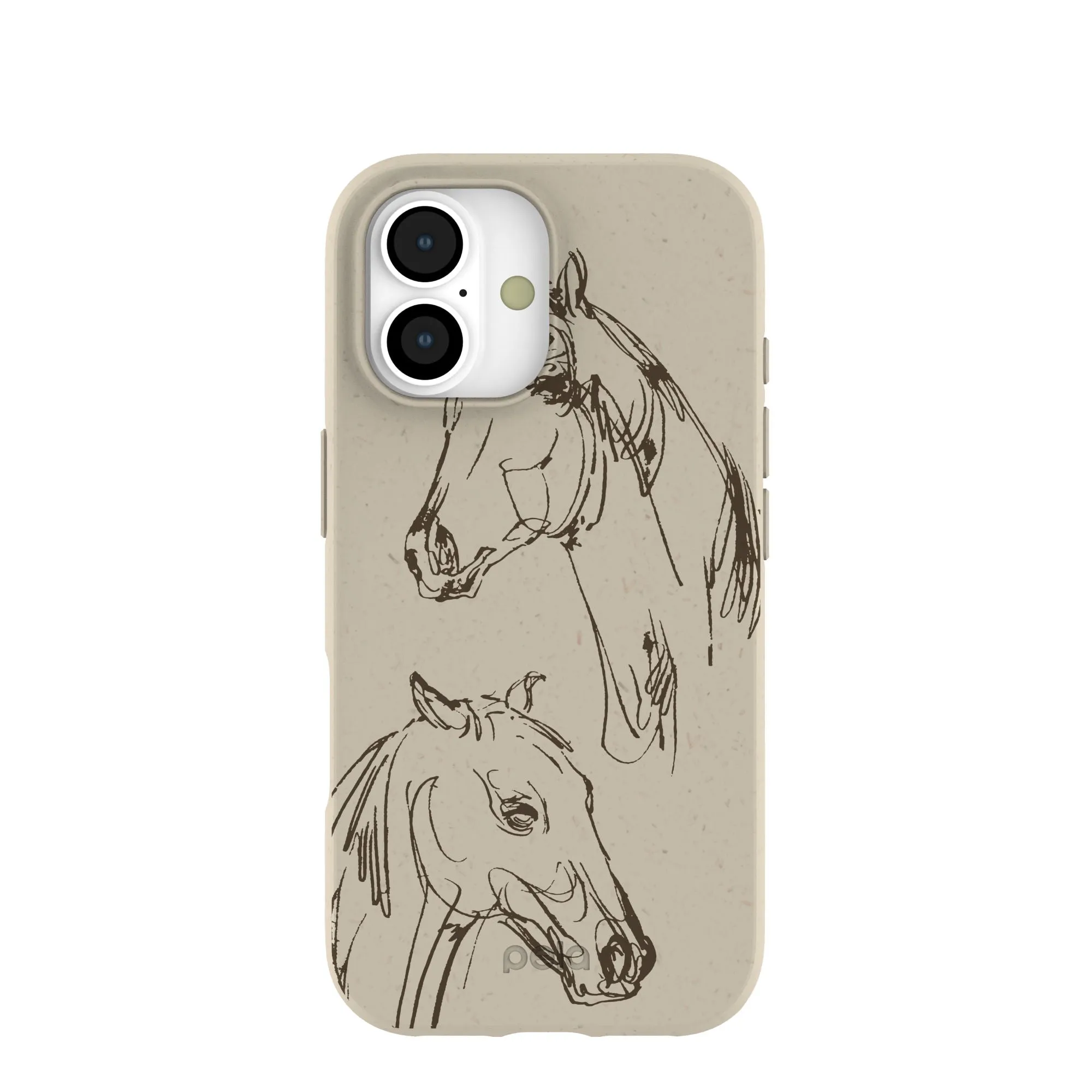 Scratch Block London Fog Equine iPhone 17 Case