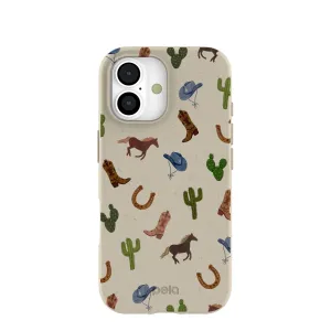 Hybrid Build Texture London Fog Giddy Up iPhone 17 Case