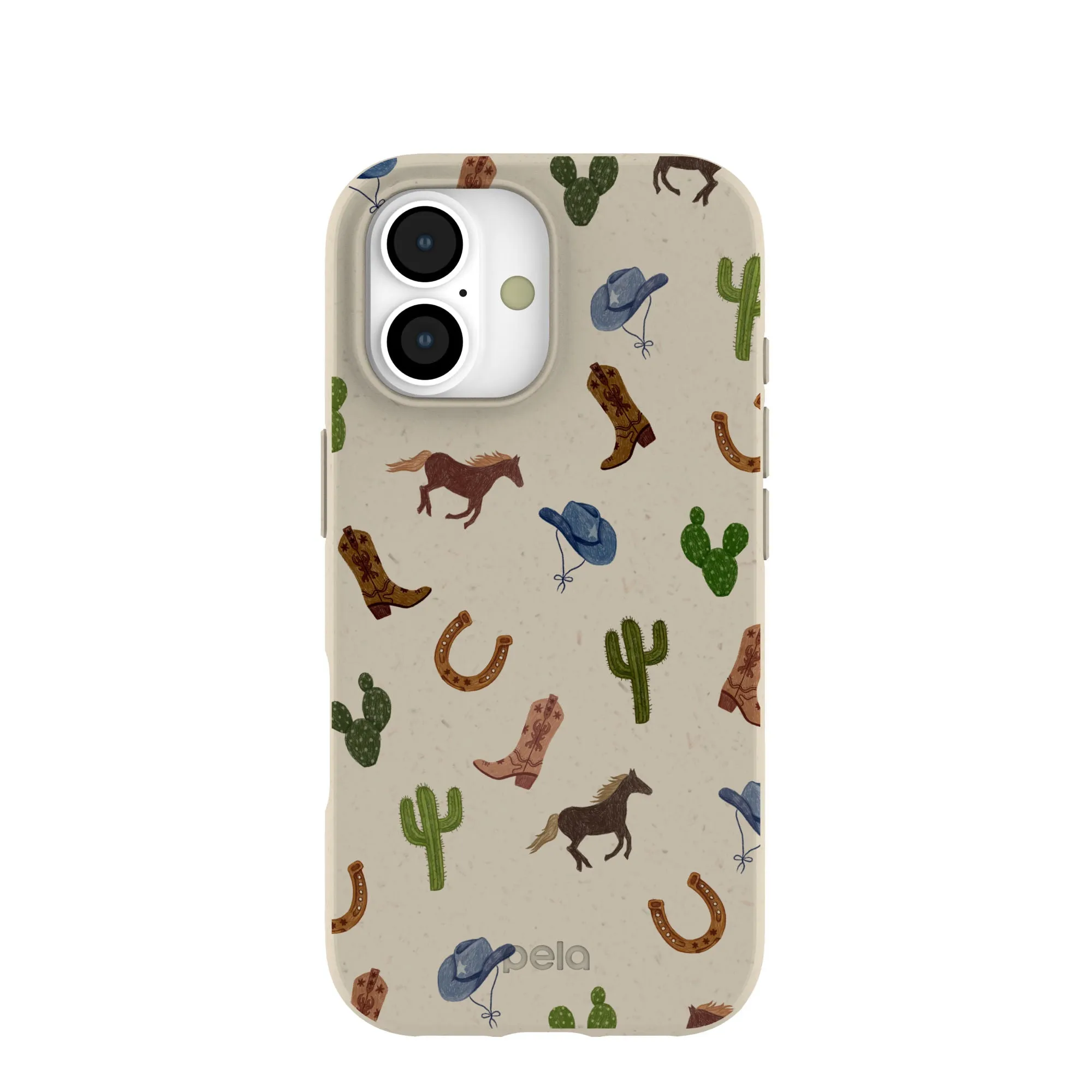 Hybrid Build Texture London Fog Giddy Up iPhone 17 Case