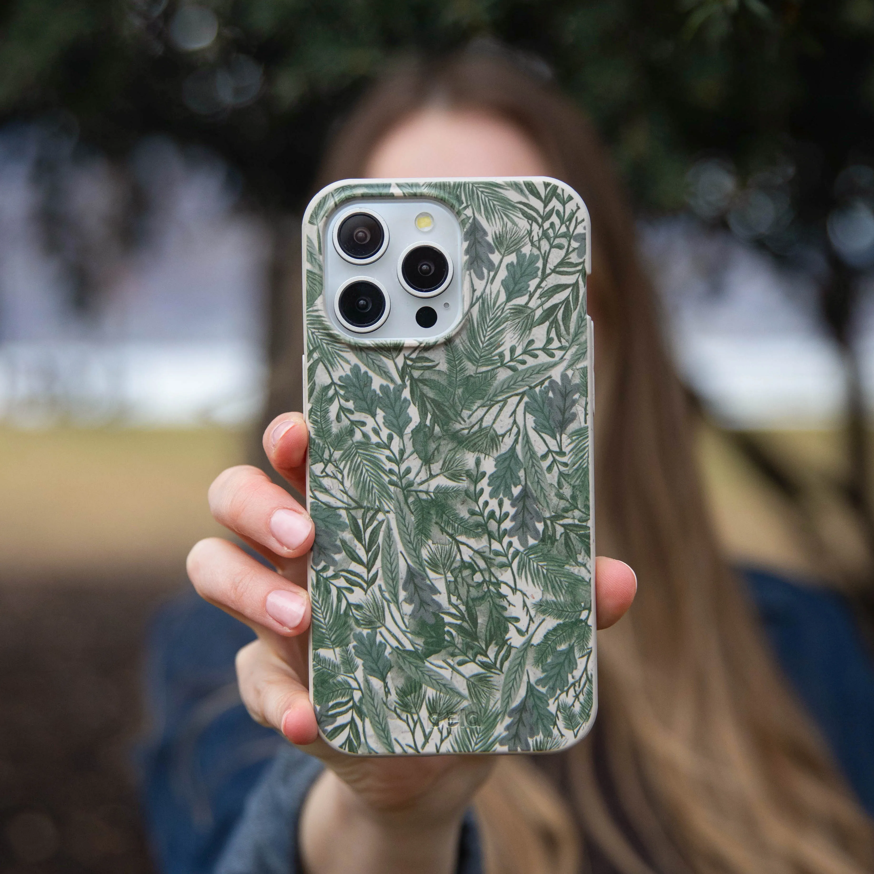 London Fog Leaf Camo iPhone 17 Case Printed Graphic Soft Surface Layer