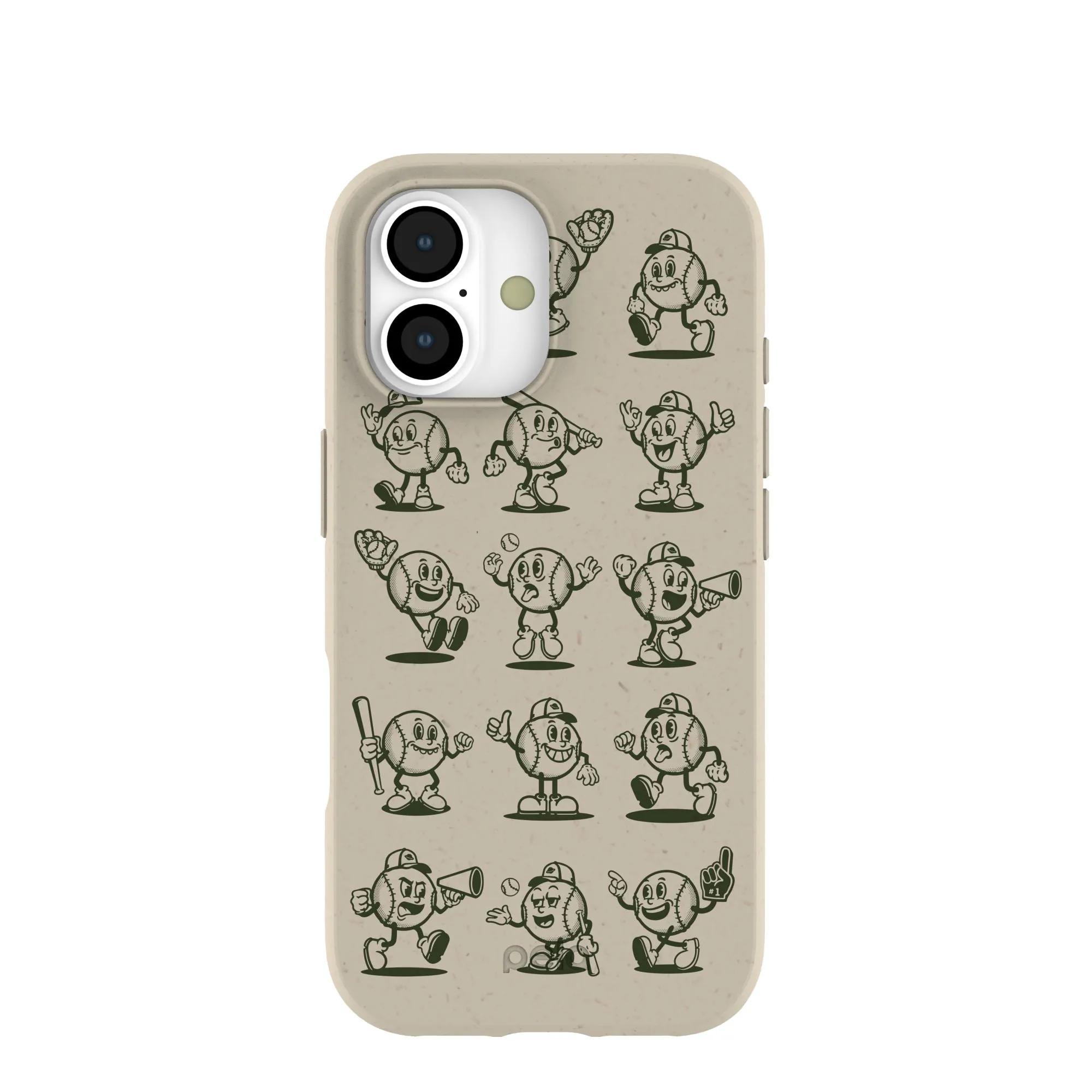 Modern Pattern Layer London Fog Lets Play Ball iPhone 17 Case