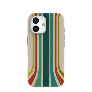 Soft Edge Detail Colorful option London Fog Retro Lines iPhone 17 Case