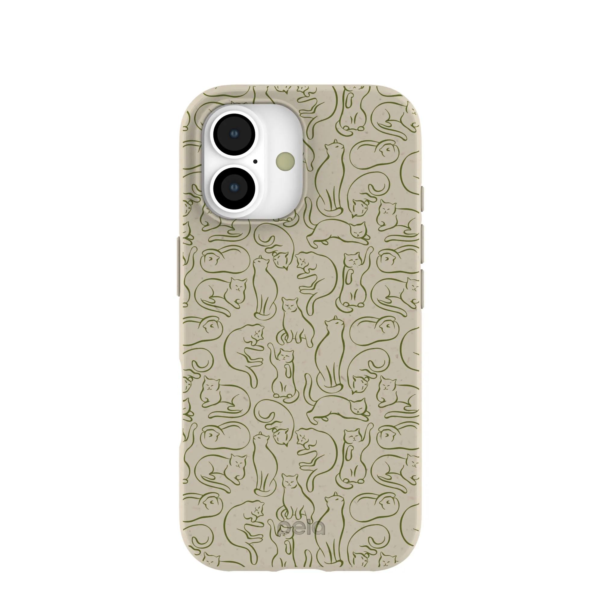 London Fog Say Meow iPhone 17 Case Matte Pattern Design Comfort Edge Texture