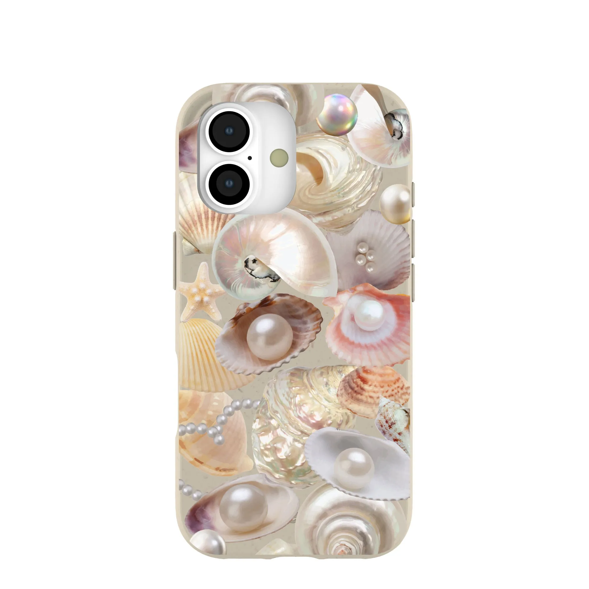 London Fog Sea Gems iPhone 17 Case Polished Touch