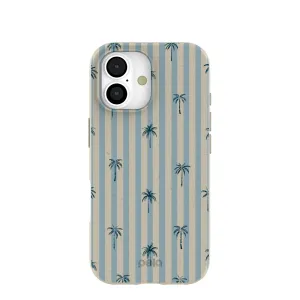 London Fog Tropical Stripes iPhone 17 Case Clear Edge Durable Finish Layer