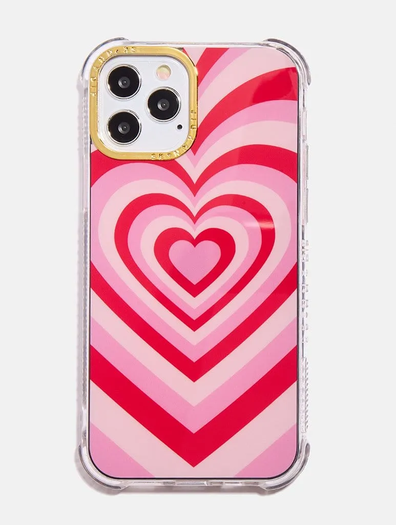 Portable Protection Love Heart Shock Case