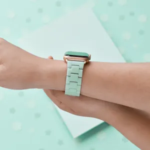 Flexible Design Premium Quality Luxe Pastel Mint Apple Watch Strap