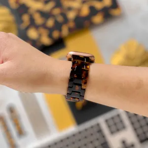 Luxe Tortoiseshell Apple Watch Strap Modern Fashion Look