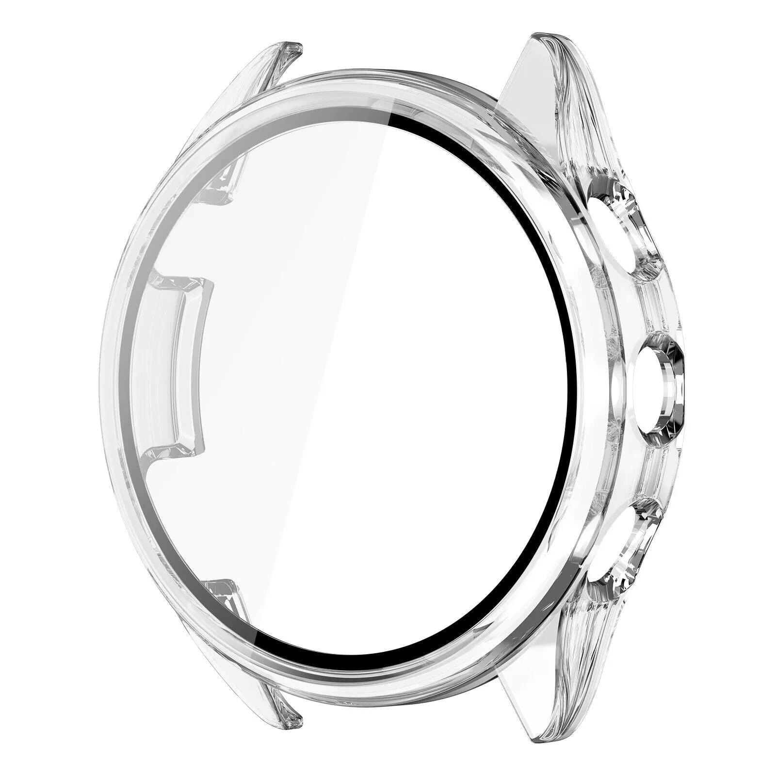 Thin Profile Garmin Forerunner 165 Hard Case With Glass (Transparent)