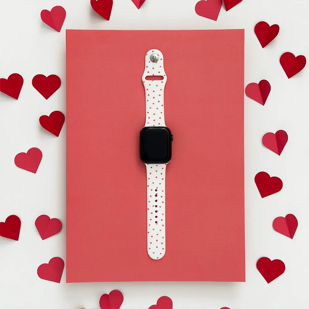 Luxury Minimal Style Classic Design Touch Mini Hearts Apple Watch Strap
