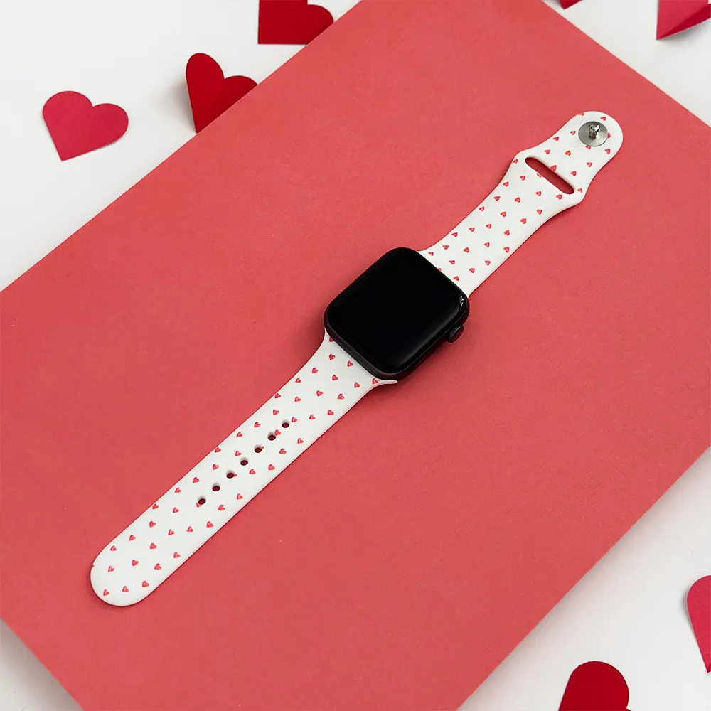 Premium Durability High strength Mini Hearts Apple Watch Strap
