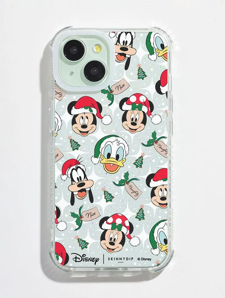 Disney Christmas Faces Shock iPhone Case Flexible Edge