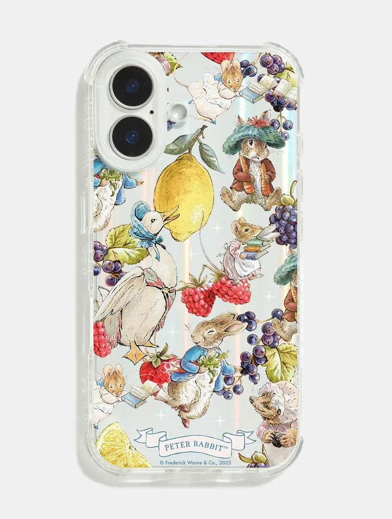 Rugged Outline Peter Rabbit x Skinnydip Fruit And Friends Holo Shock iPhone Case