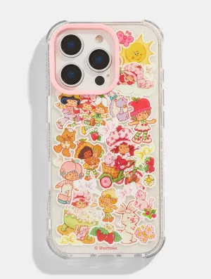 Strawberry Shortcake x Skinnydip Coquette Sticker Case Lightweight Shell Lightweight Build Quality
