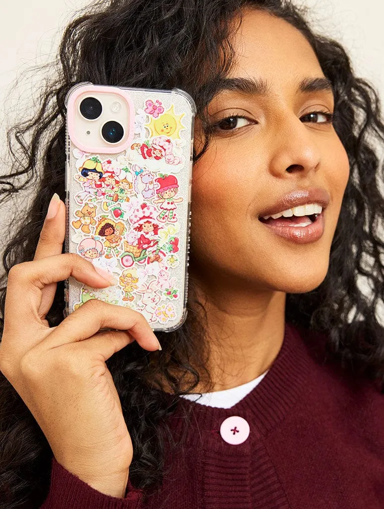 Matte Feel Strawberry Shortcake x Skinnydip Coquette Sticker Case