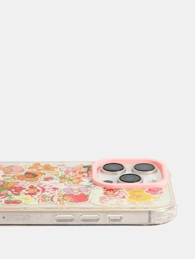Versatile Design Durable Grip Strawberry Shortcake x Skinnydip Coquette Sticker Case
