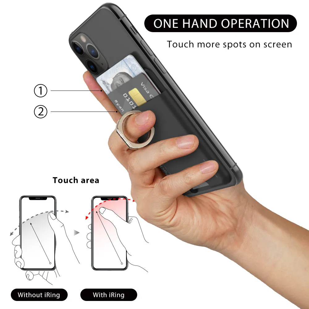 iRing Pocket - Holds 2 cards Ergo Desk Spin