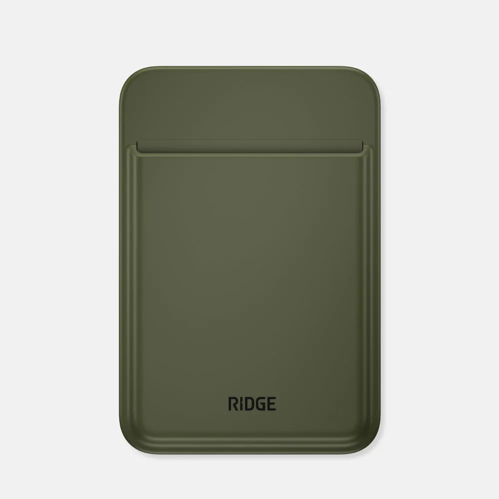Functional Everyday Wallet MagSafe Cardholder - Matte Olive