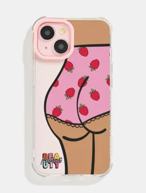 Mallows Beauty x Skinnydip Strawberry Bum Shock iPhone Case Outdoor Use