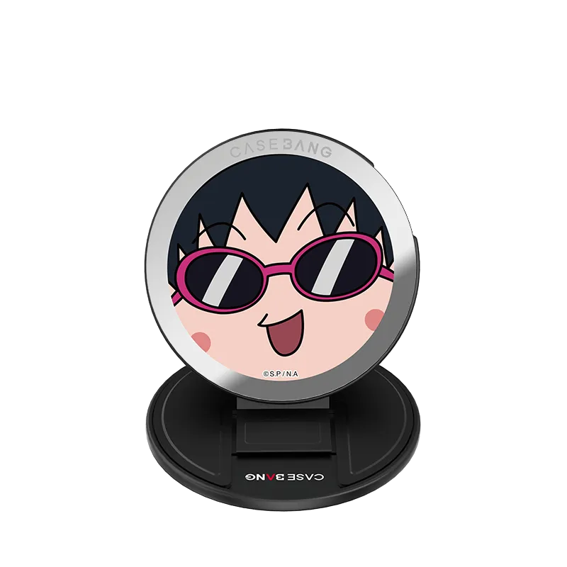 Maruko Band: Campus Beats MagSafe Grip Stand Pop Socket School Grip Pop Socket Patterned Design