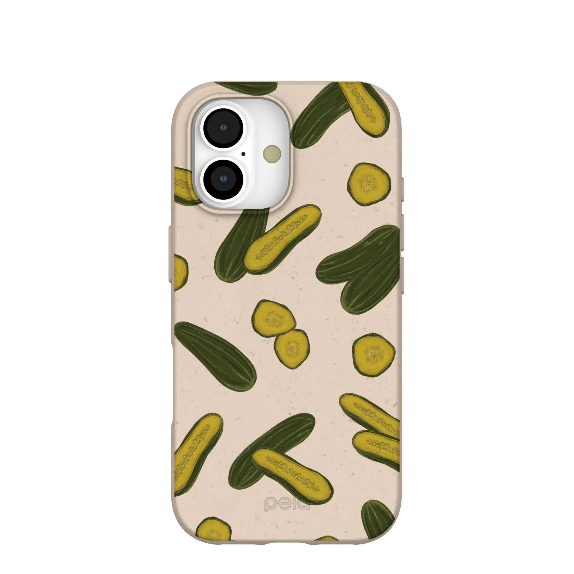 Edge Protection Color Pattern Seashell In a Pickle iPhone 17 Case