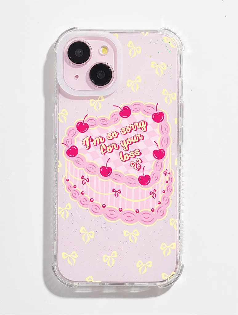 Shock shield Matte Look Finish So Sorry For Your Loss Shock iPhone Case