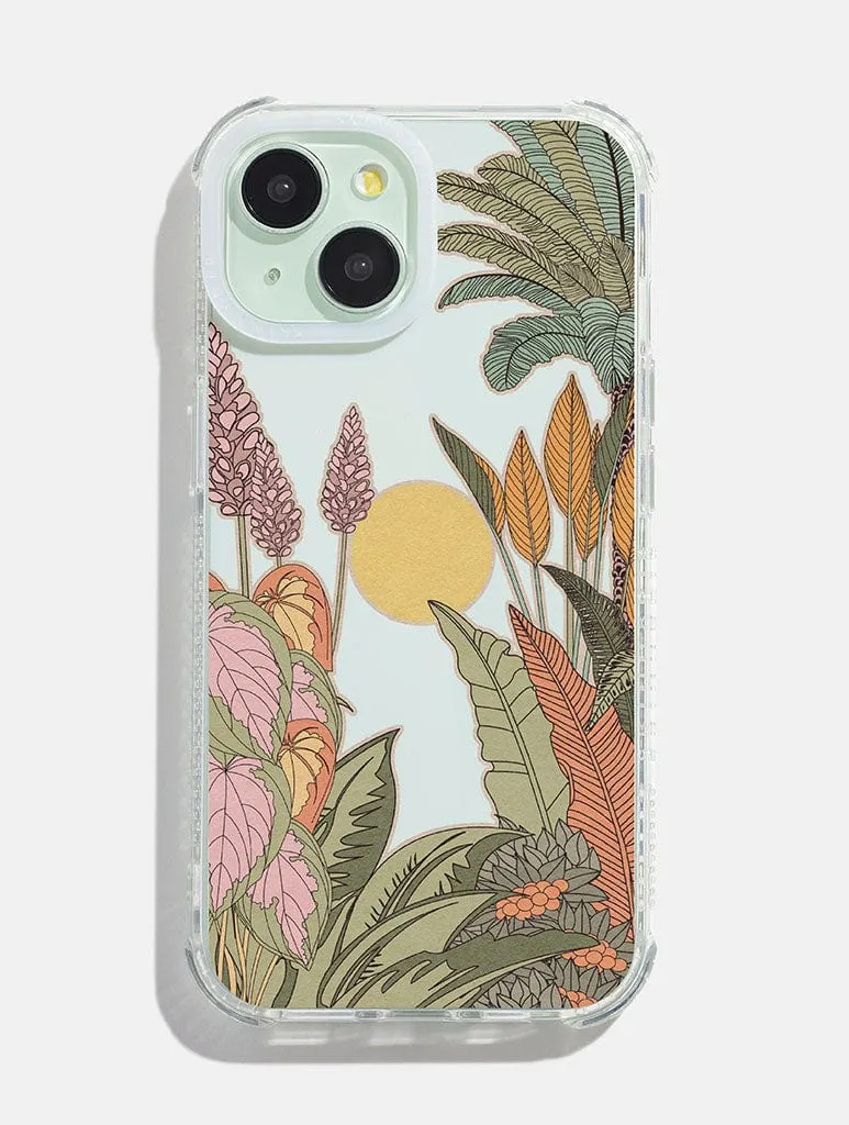 OMG Kitty x Skinnydip Jungle Sun Shock iPhone Case Raised Bezels Light Edge