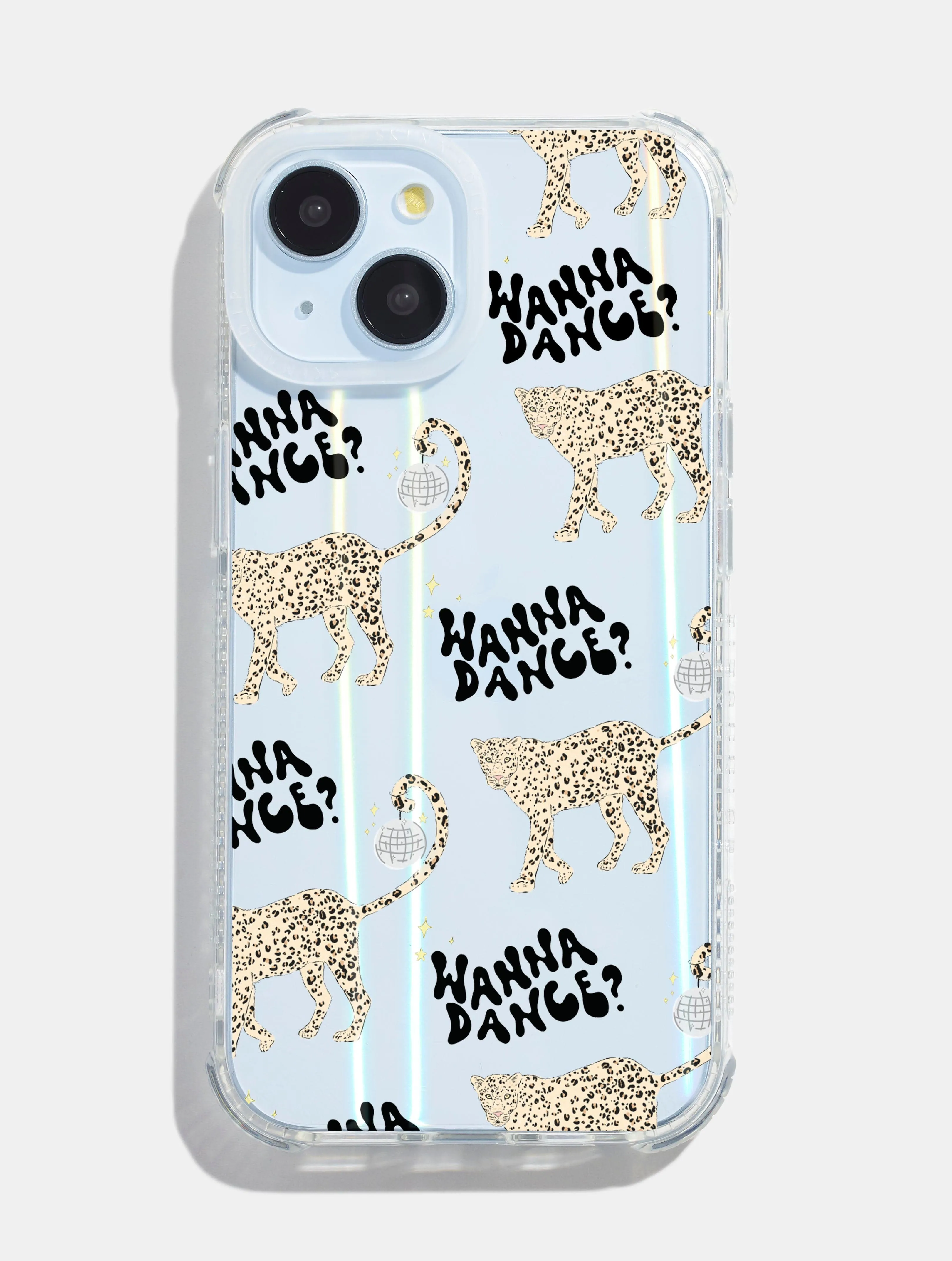 Modern Look Hybrid Texture Design Prints by GG x Skinnydip Wanna Dance Shock iPhone Case