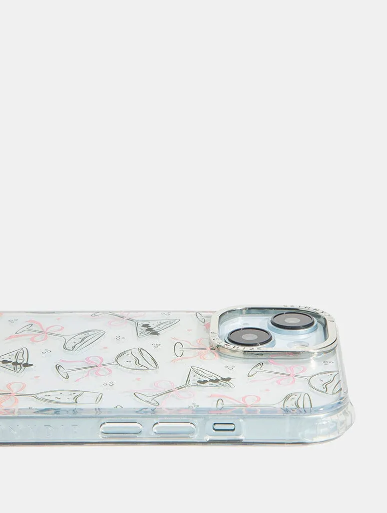 Cocktail Bow Shock iPhone Case Polished Surface