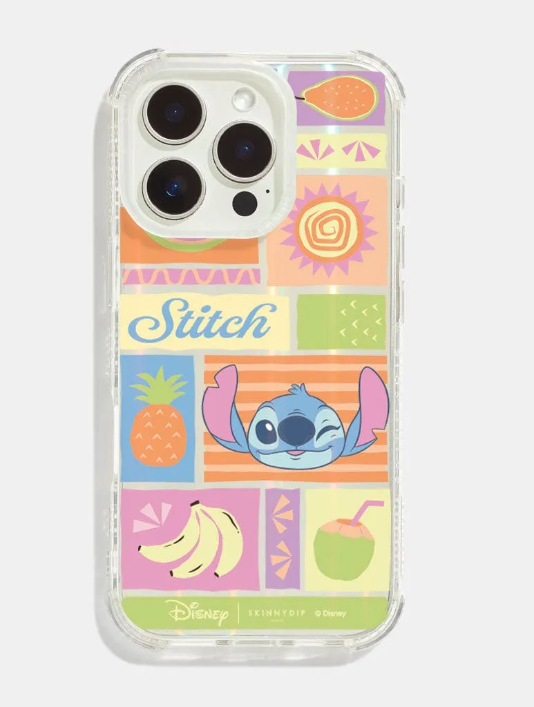custom design Disney Stitch Collage Shock iPhone Case
