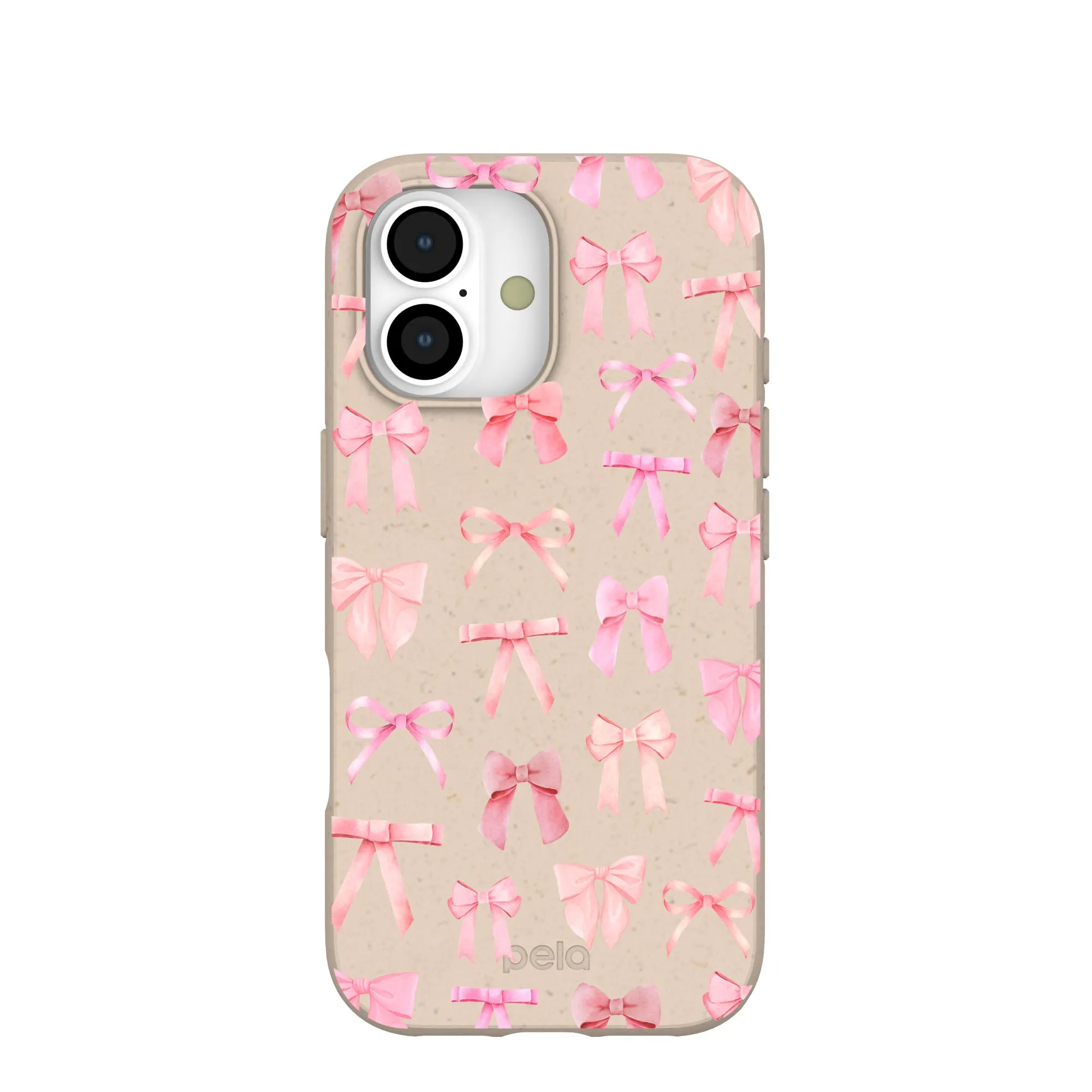 Seashell Rosy Bows iPhone 17 Case Matte Texture Design Premium Surface Texture