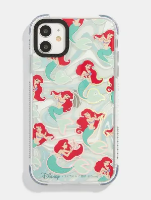 Stylish Look Hard Edge Disney Ariel Shock iPhone Case