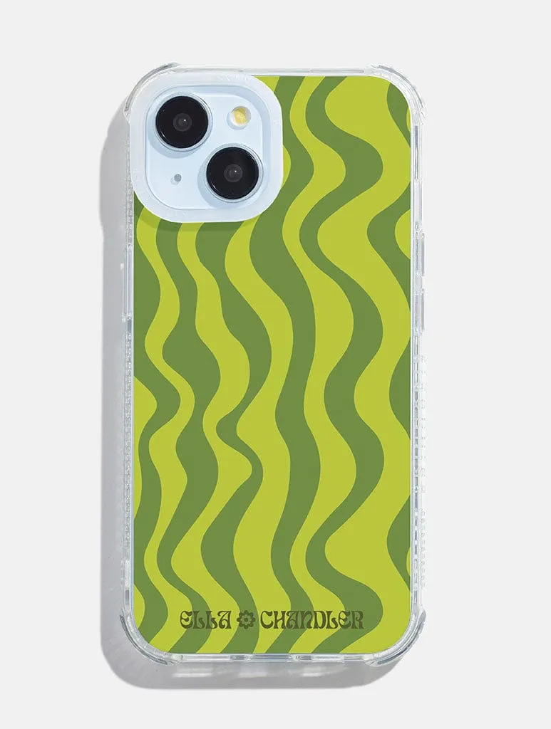 Marble finish Ella Chandler x Skinnydip Ziggy Shock iPhone Case
