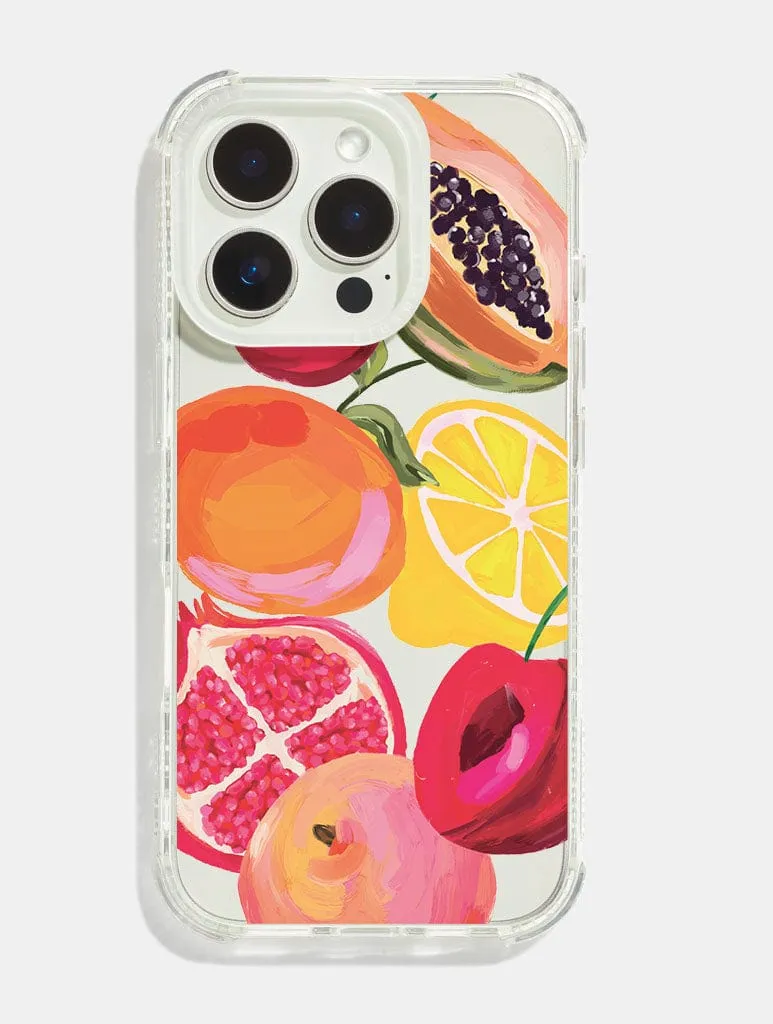 Elizabeth Rachael x Skinnydip Fruit Cocktail Shock iPhone Case Urban Style Flexible Surface Texture