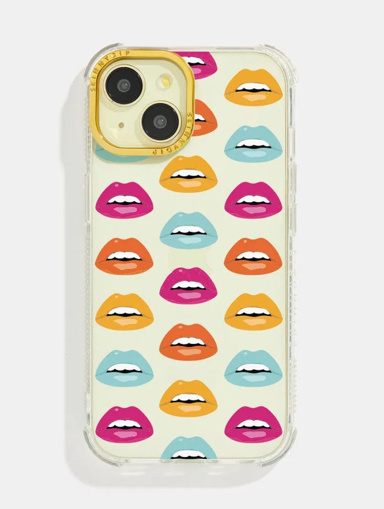 Jael Makelemi x Skinnydip Lips Shock iPhone Case Shock Cushion