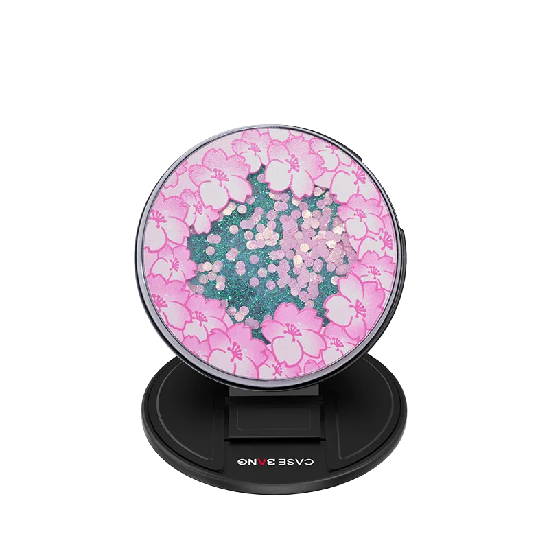 Sakura Glitter MagSafe Grip Stand Pop Socket Party Accessory