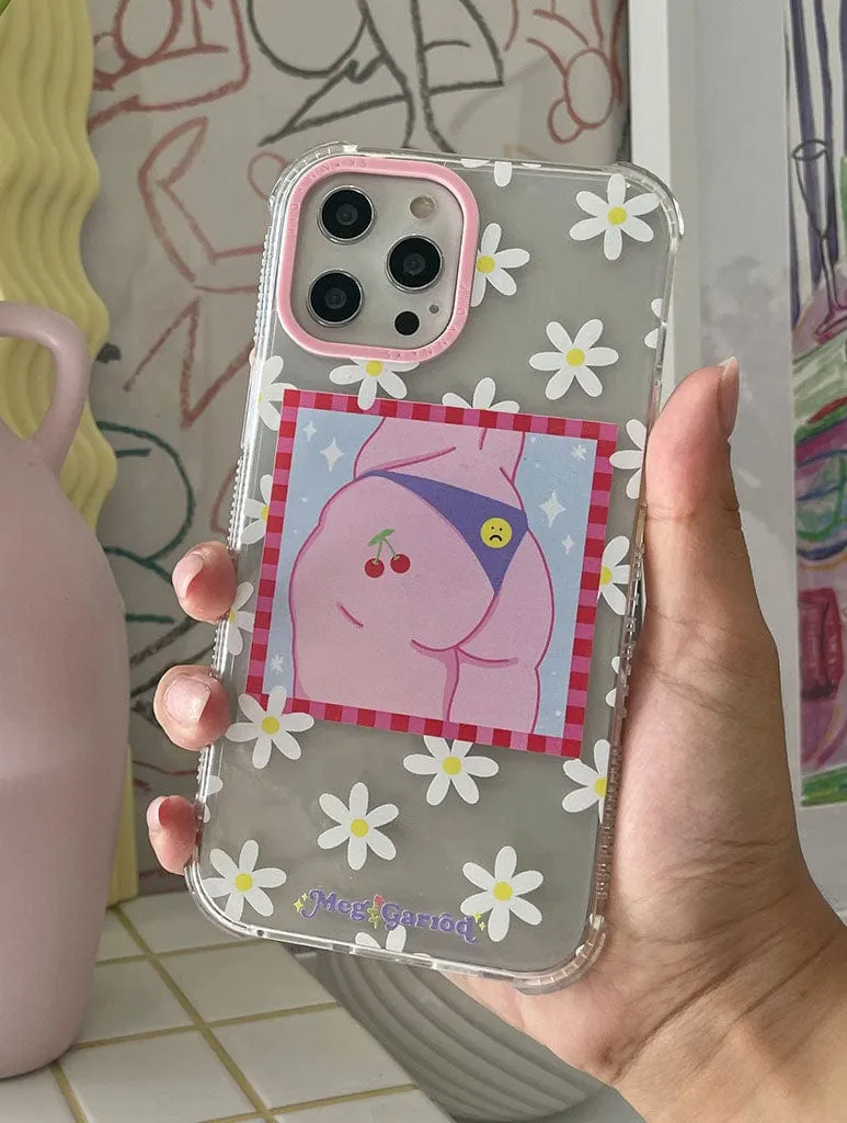 Meg Garrod x Skinnydip Cherry Booty Shock iPhone Case Tough Exterior